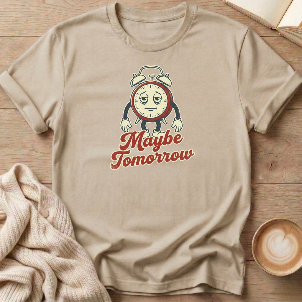 Maybe Tomorrow Clock T-Shirt