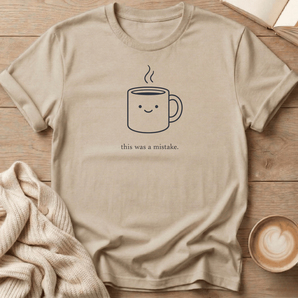 This was a mistake. Coffee Mug T-Shirt