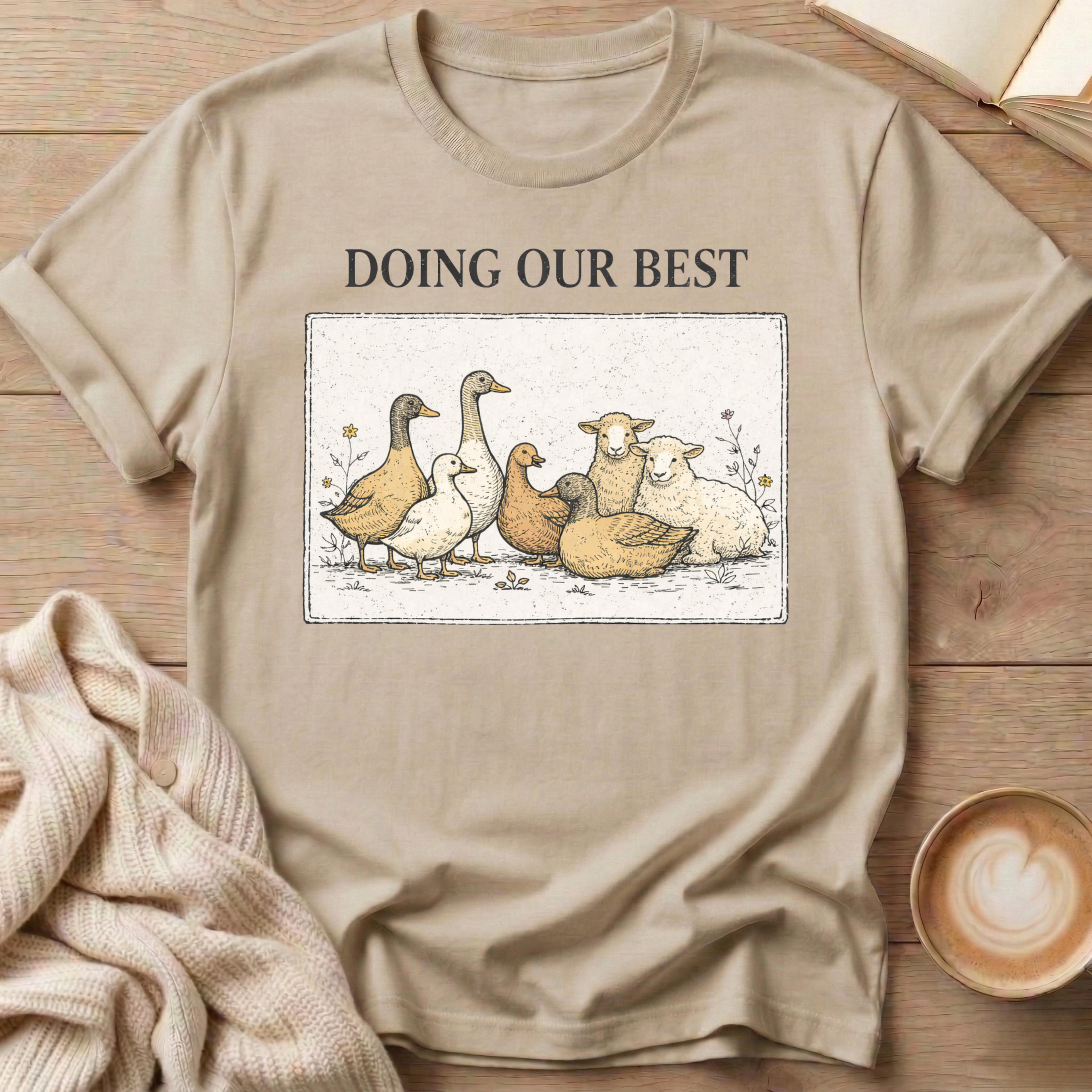 Lambs and Ducks in a Row T-Shirt