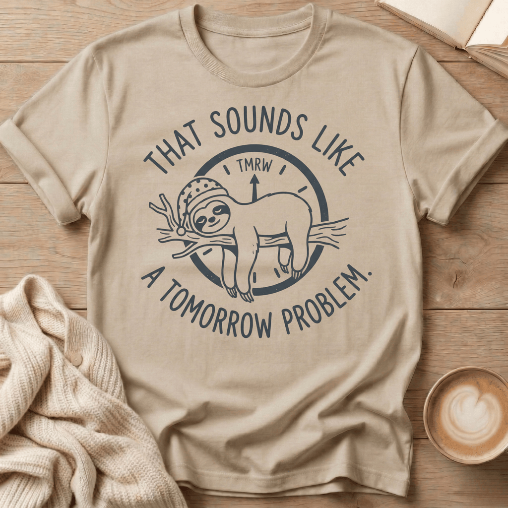 Sloth "That Sounds Like a Tomorrow Problem" T-Shirt