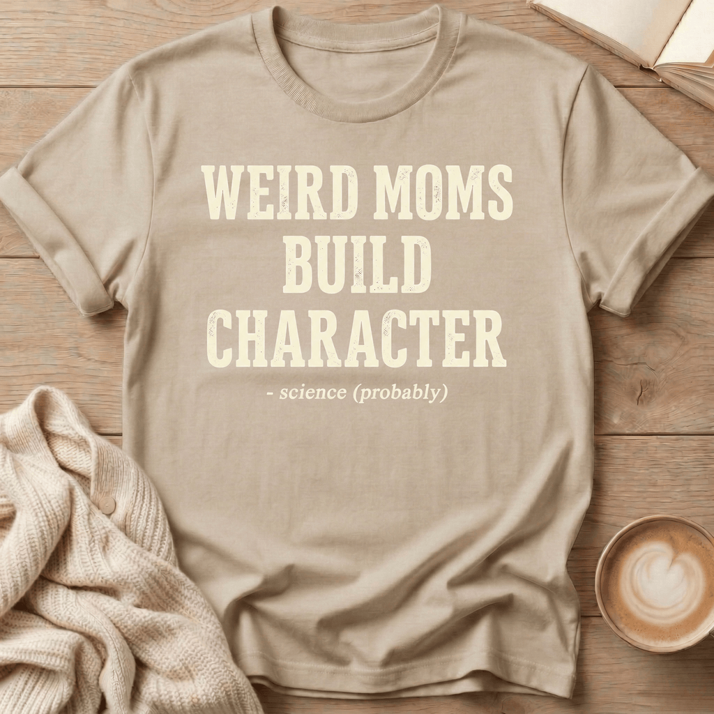 Weird Moms Build Character T-Shirt