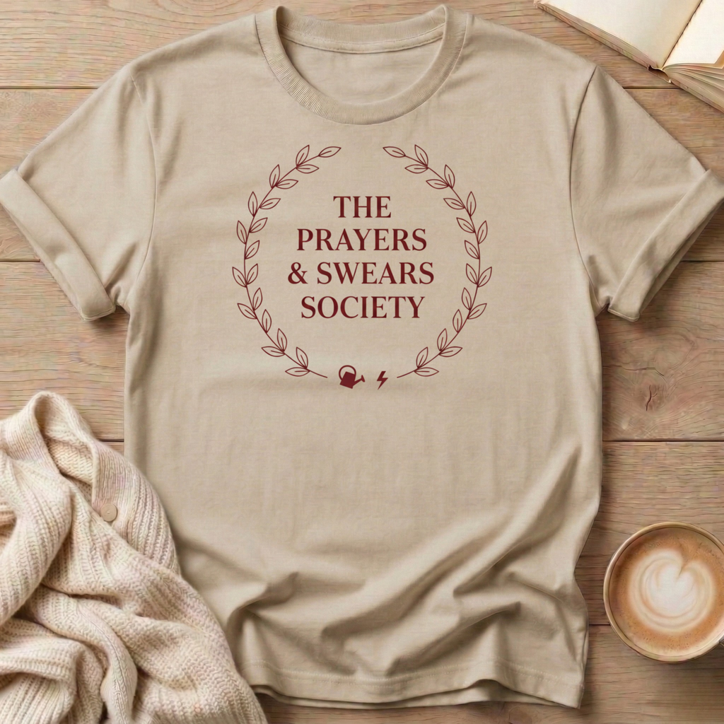 Prayers & Swears Wreath T-Shirt