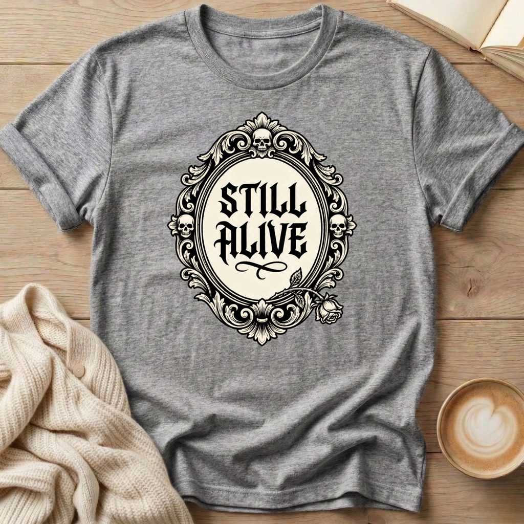 Still Alive Broach T-Shirt