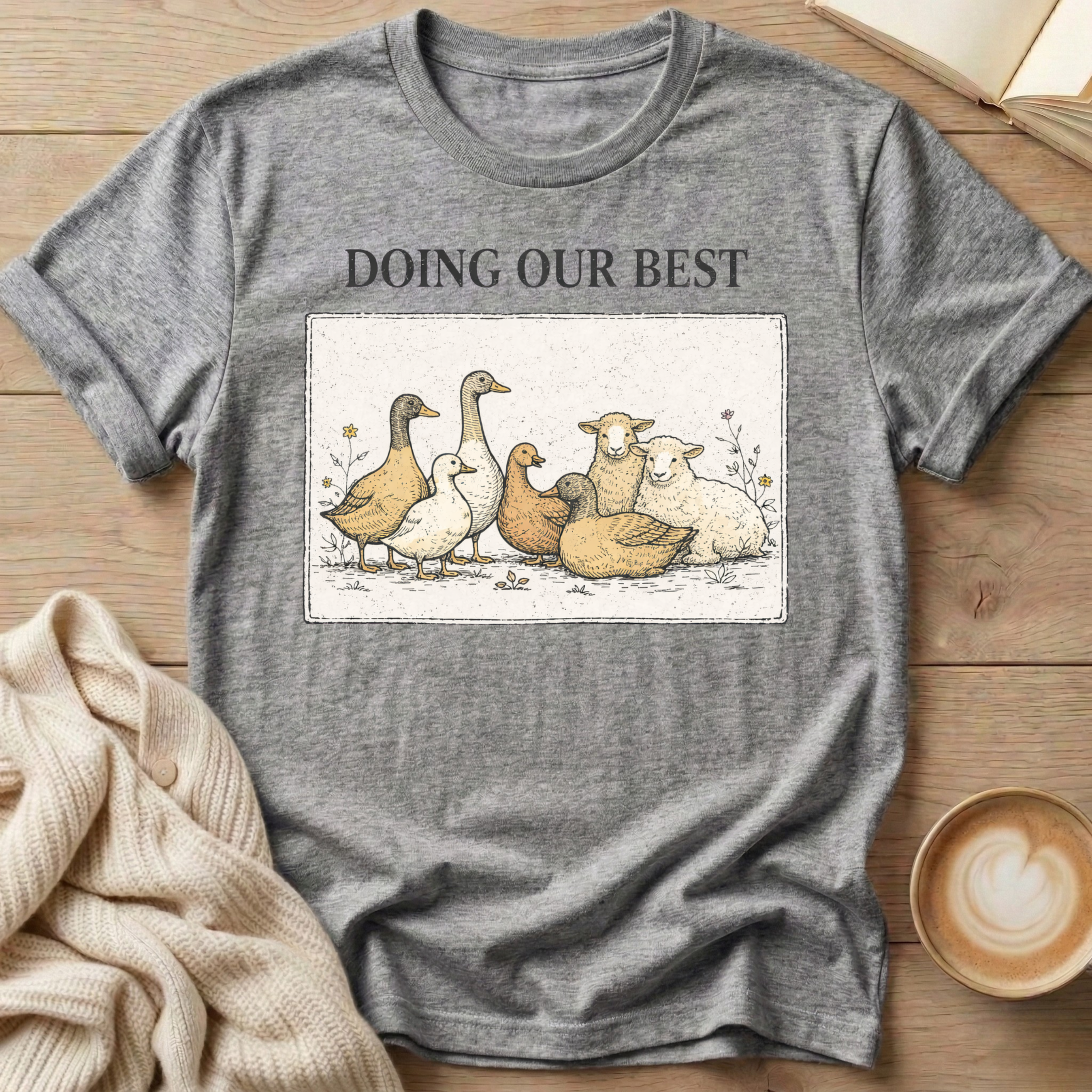 Lambs and Ducks in a Row T-Shirt