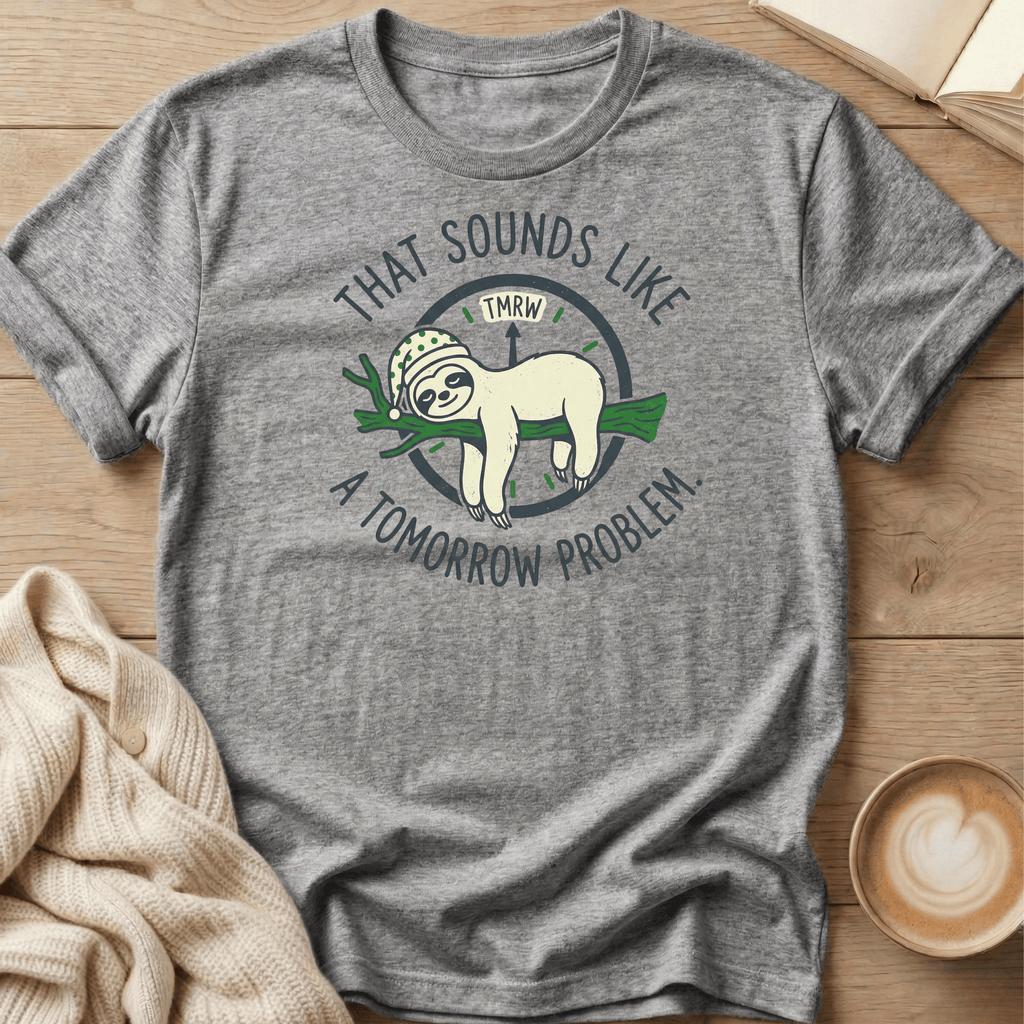 That Sounds Like a Tomorrow Problem Sloth T-Shirt
