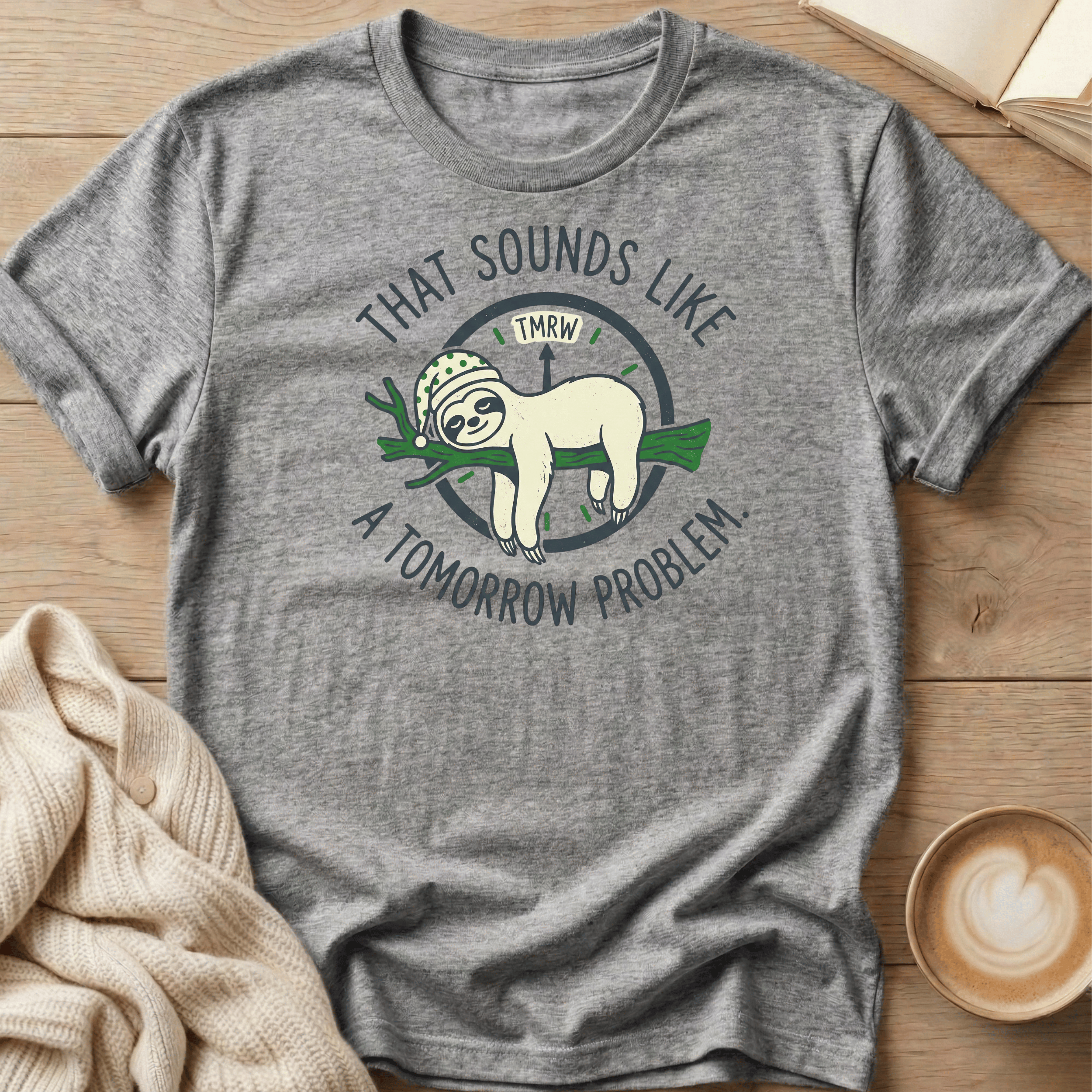 That Sounds Like a Tomorrow Problem Sloth T-Shirt