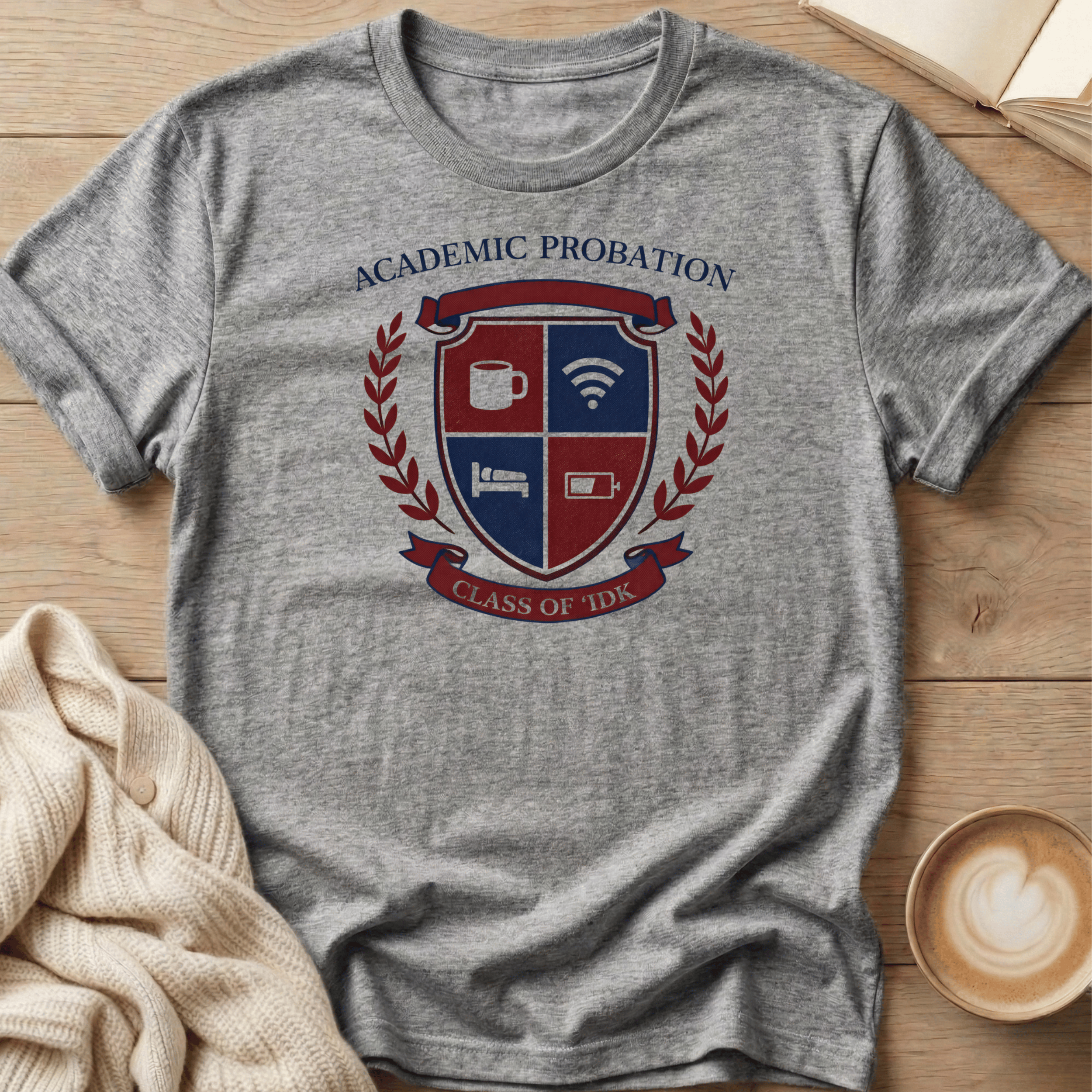 Academic Probation Crest T-Shirt