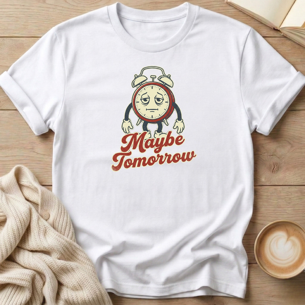 Maybe Tomorrow Clock T-Shirt