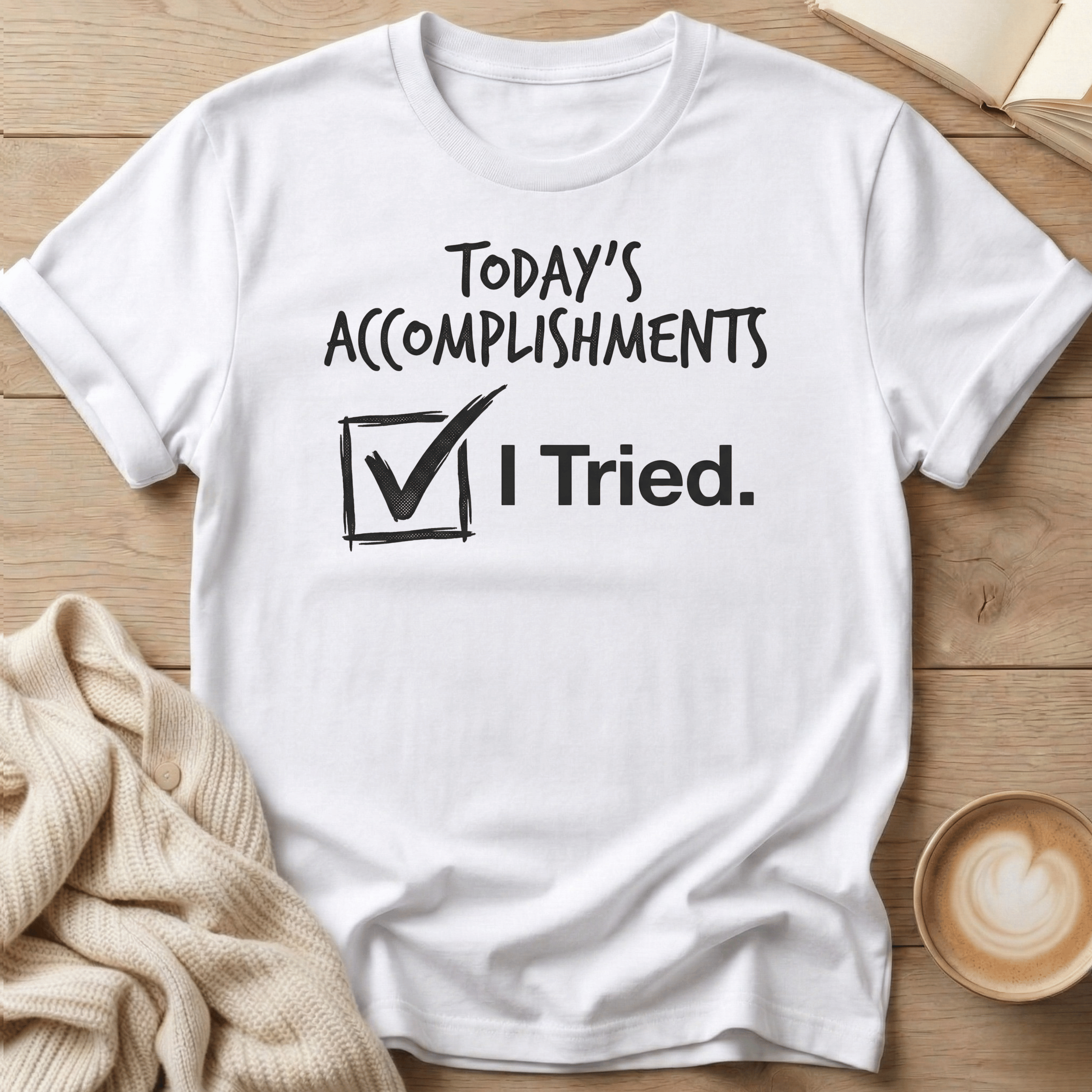 Today's Accomplishments: I Tried T-Shirt