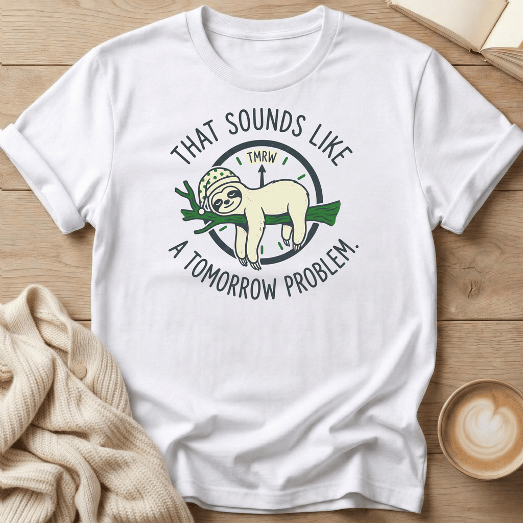 That Sounds Like a Tomorrow Problem Sloth T-Shirt