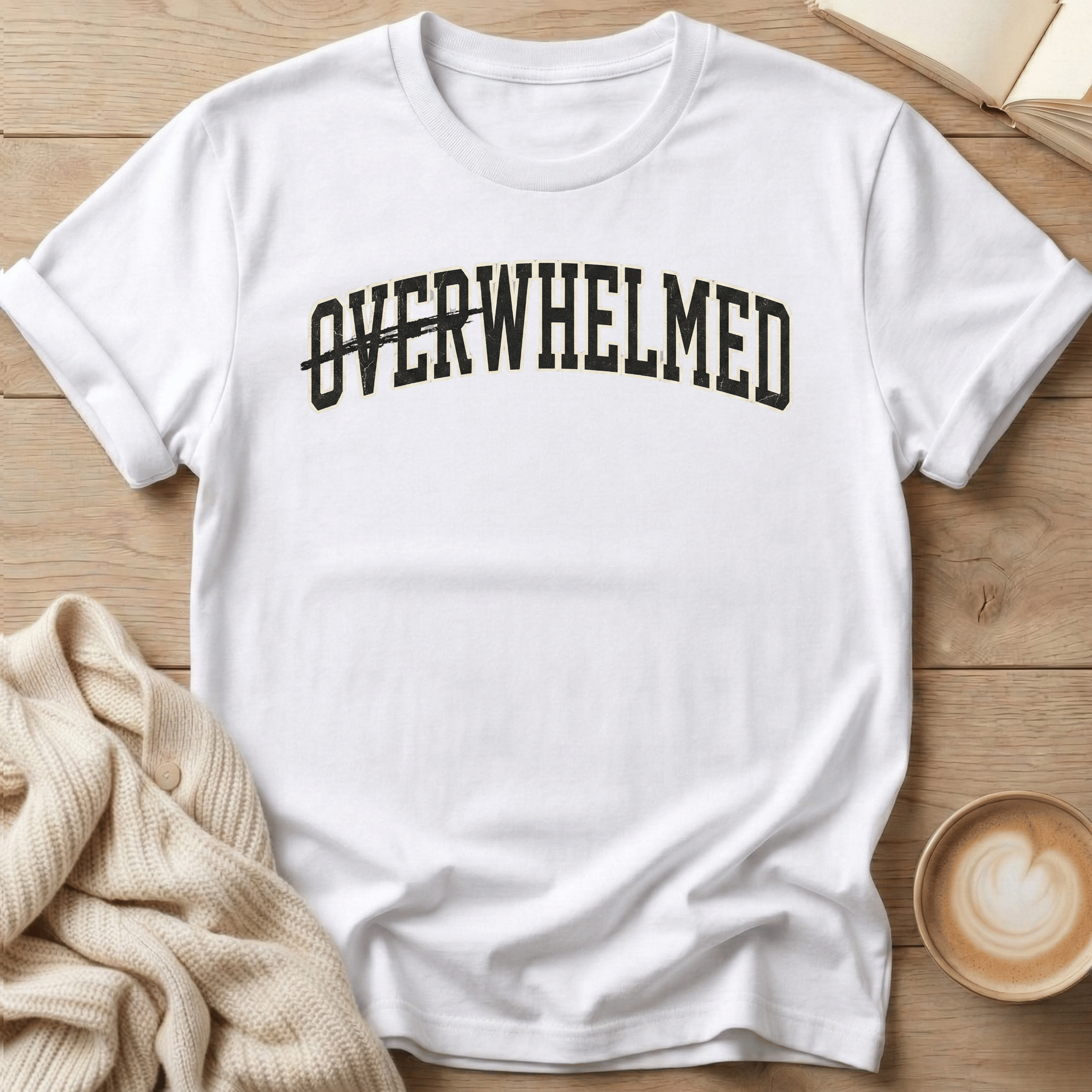 Overwhelmed - Whelmed Graphic T‑Shirt