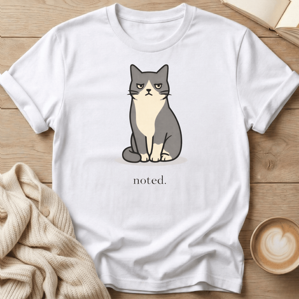 Noted — Cute Grumpy Cat T-Shirt
